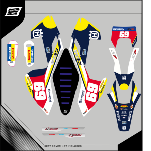 Grafiche personalizzate HUSQVARNA TE 400-GRFK-207 | RiMotoShop