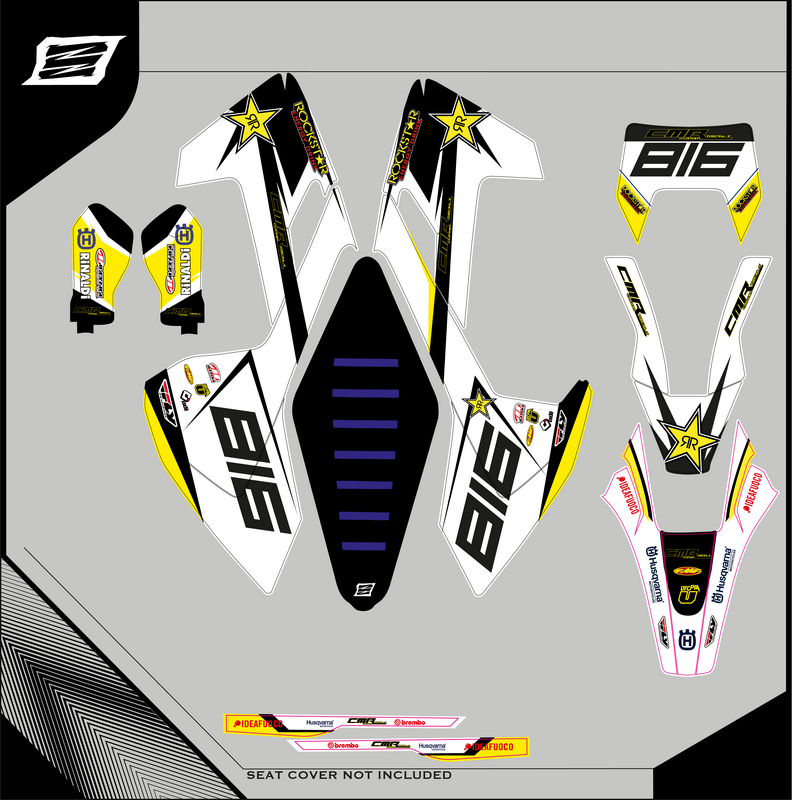 Custom graphics HUSABERG TE 450 Enduro-GRFK-259 | RiMotoShop