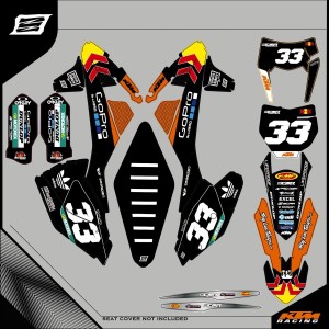 Grafiche personalizzate KTM XC-W 450 Enduro-strada-GRFK-303 | RiMotoShop