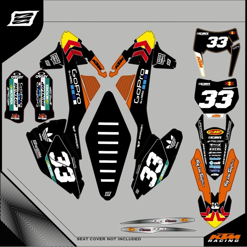 Custom graphics KTM XC-W 450 Enduro-Street-GRFK-303 | RiMotoShop