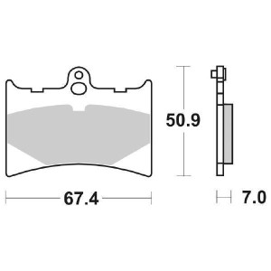 PADS FRONT BRAKE APRILIA RS 125 06-10-AP8113489 | RiMotoShop