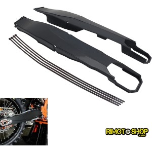 Swingarm protection plastics Ktm EXC400F 2012-2020-PDLV-028 | RiMotoShop