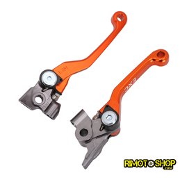 Par de manetas de freno y embrague CNC Ktm 250EXC/EXC-F (SIX DAYS) 2014-2018-JFG.