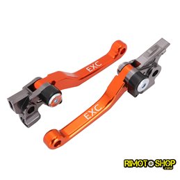 Par de manetas de freno y embrague CNC Ktm 250EXC/EXC-F (SIX DAYS) 2014-2018-JFG.