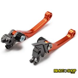 Paire de leviers de frein et d'embrayage CNC KTM EXC125 (SIX DAYS)