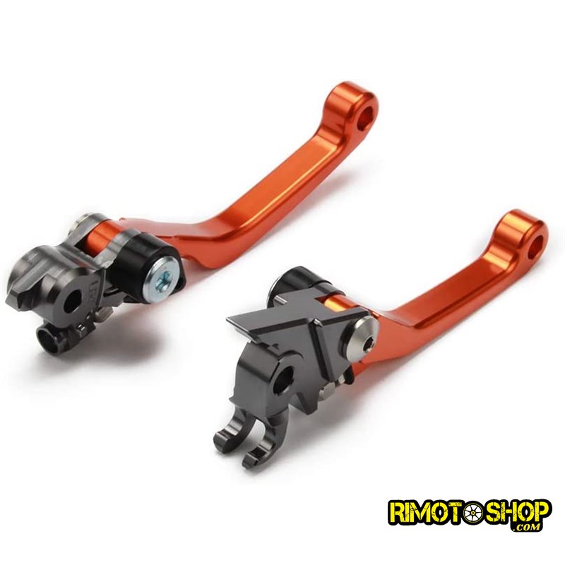 Paire de leviers de frein et d'embrayage CNC KTM EXC125 (SIX DAYS)