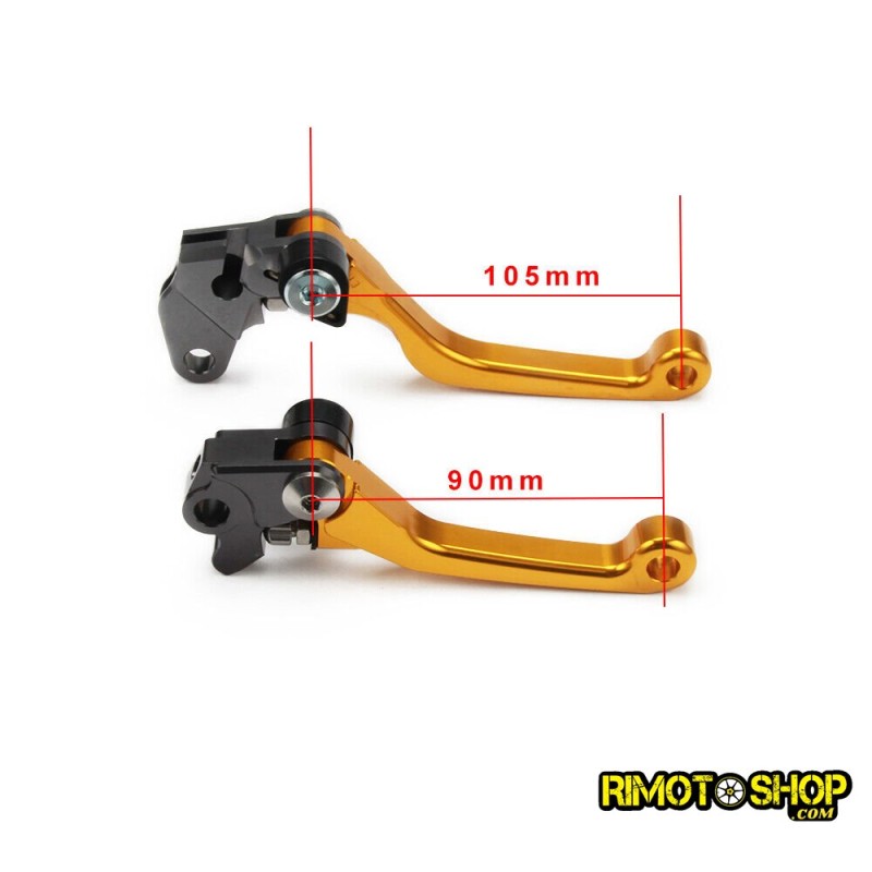 Pair of CNC brake and clutch levers Suzuki RM125 1996-2003-JFG.13110505 | RiMotoShop