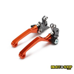 Paire de leviers de frein et d'embrayage CNC KTM 300 EXC/MXC 2005-JFG.13110110-RiMotoShop