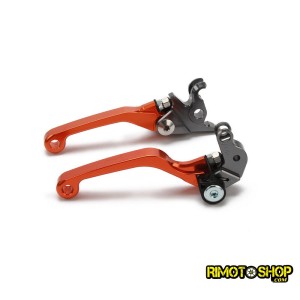 Paire de leviers de frein et d'embrayage CNC KTM 525 SX 2005-2006-JFG.13110110-RiMotoShop