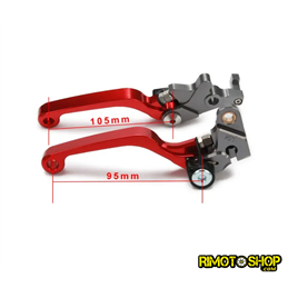 Par de manetas de freno y embrague CNC Honda CRF250X 2004-2017-JFG.