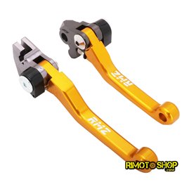 Pair of brake and clutch levers Suzuki RMZ250 2004-JFG.