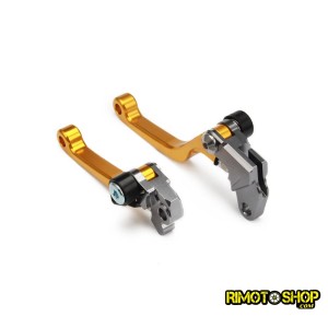 Par de manetas de freno y embrague CNC Suzuki RM125 RM250 2004-2008