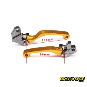 Paire de leviers de frein et d'embrayage CNC Suzuki RM250