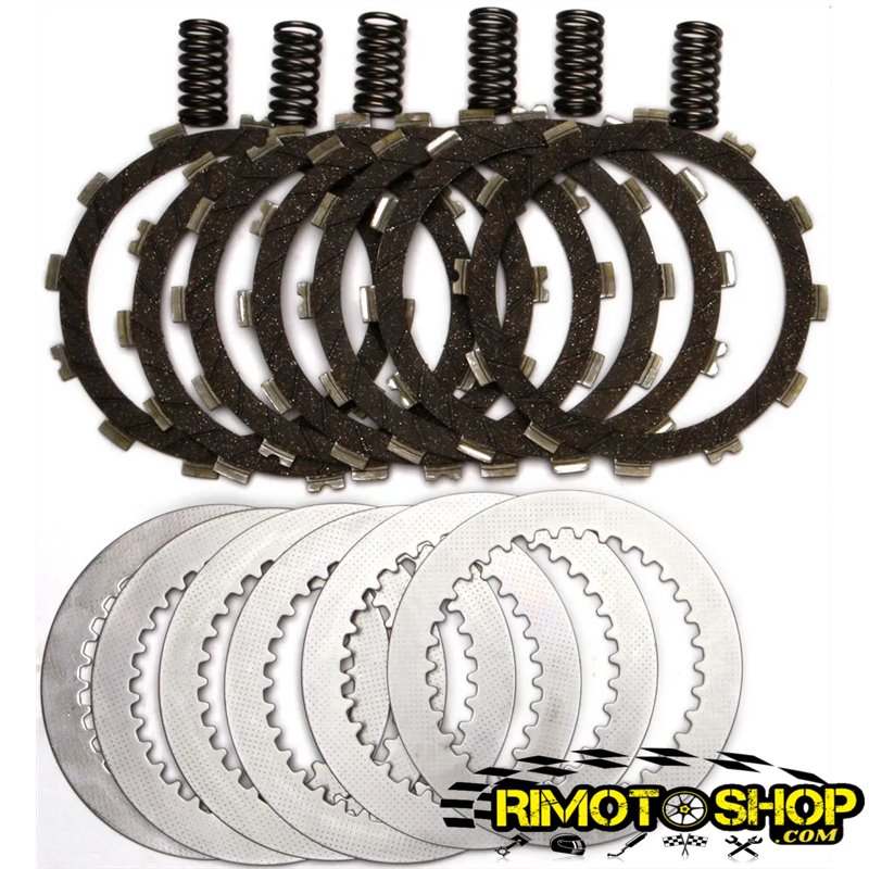 Complete clutch discs kit KAWASAKI KX 125 97-02 clutch springs included