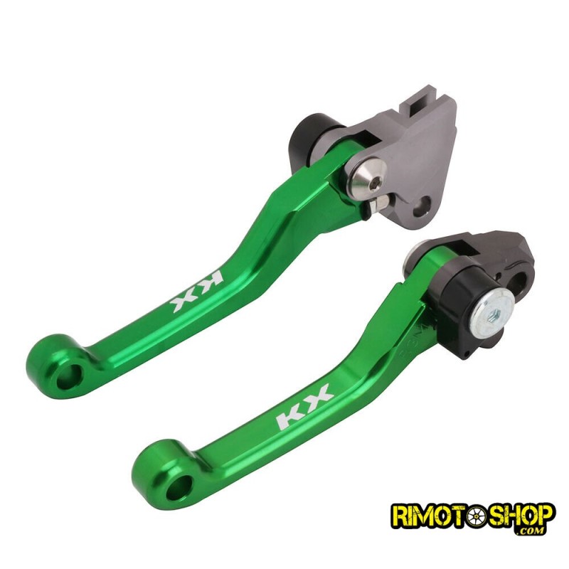 Par de manetas de freno y embrague CNC Kawasaki KX250F 2005-2012