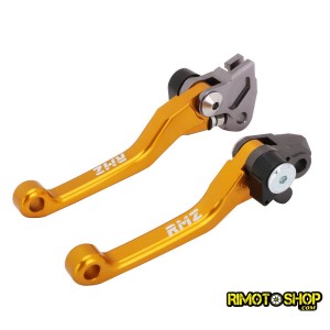 Paire de leviers de frein et d'embrayage Suzuki RMZ450 2005-2020-JFG.13110535-RiMotoShop