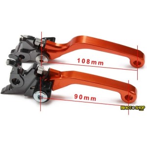 Pair of CNC brake and clutch levers KTM SX150 XC150 2009-2013-JFG.13110116 | RiMotoShop