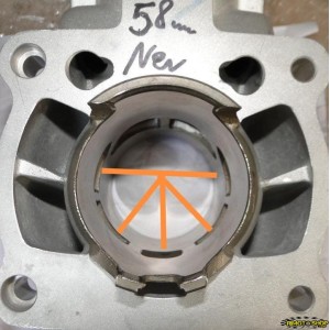 Husqvarna WRE 144 2011 HTS exhaust engine valves 58 mm 5 transfers-VLV5-HTS2 | RiMotoShop