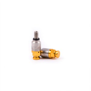 Par de respiraderos rápidos para horquilla M5x0.8 dorados