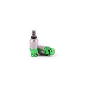 Coppia sfiati forcella rapidi M5x0.8 verdi-DS97.0508V | RiMotoShop