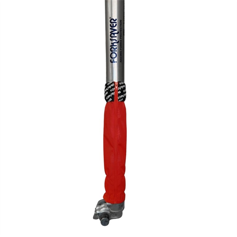 Calze forcella Forksaver con zip per steli da 45 mm a 48 mm rosse-FSZP4548.R | RiMotoShop