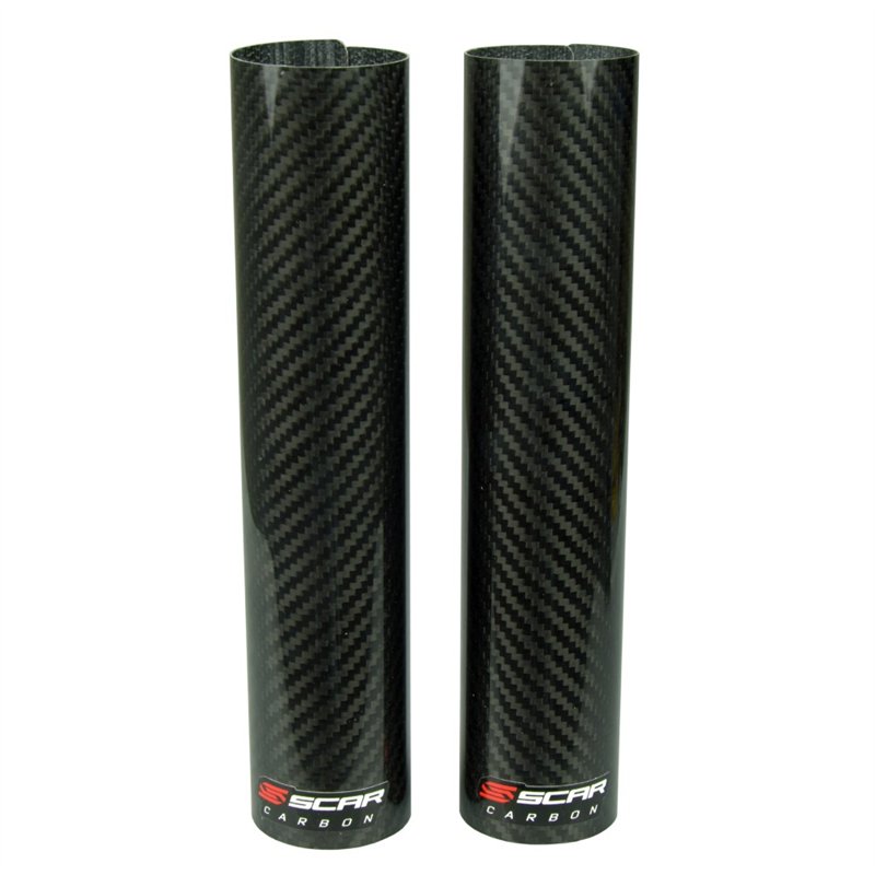 Coppia protezioni fodero inferiore in carbonio 240x52 mm Scar-SFWLB | RiMotoShop