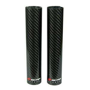 Pair of lower sleeve carbon protections 220x45 mm Scar-SFWLS | RiMotoShop