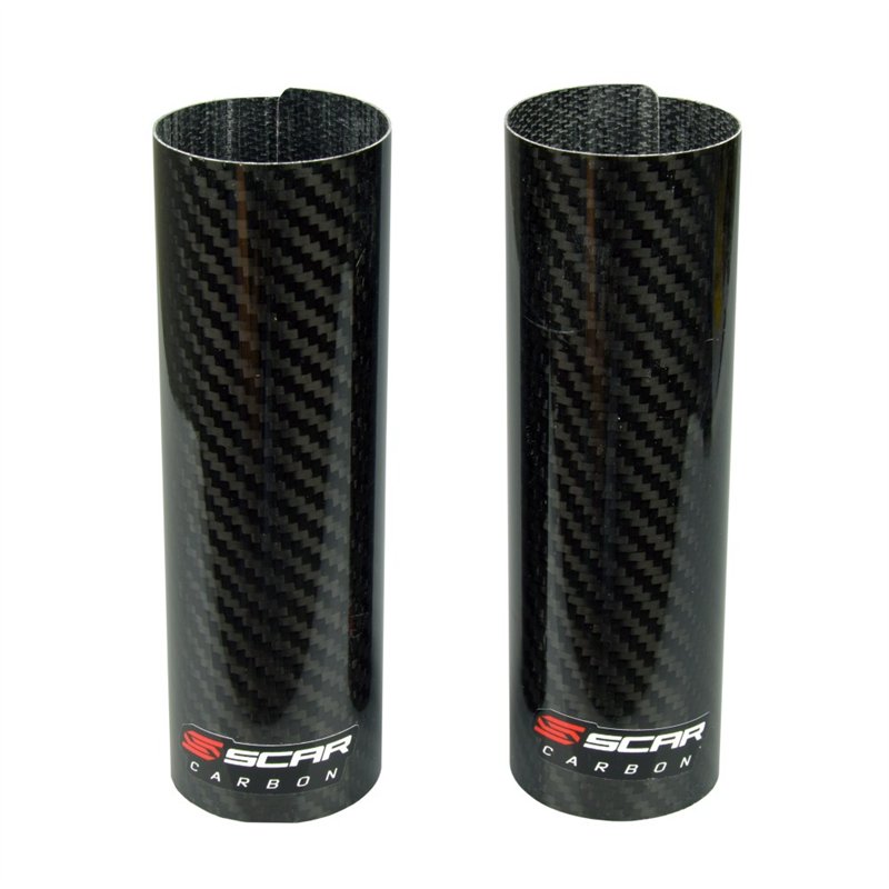 Par de protectores de funda superior de carbono 160x52 mm Scar