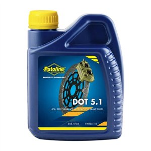 Putoline DOT 5.1 Brake Oil - 500 ml-PL74043 | RiMotoShop
