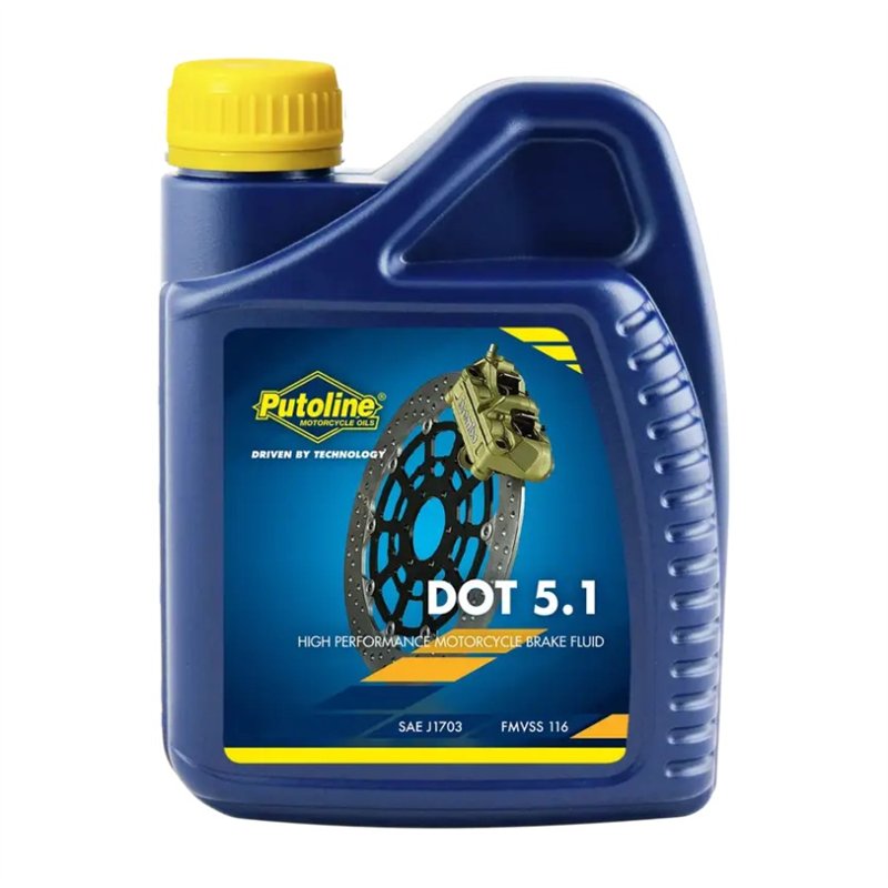 Olio freni Putoline DOT 5.1 - 500 ml-PL74043 | RiMotoShop