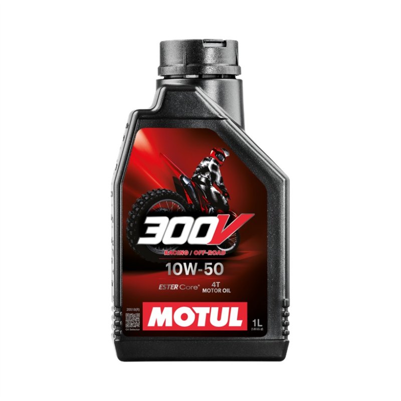 Engine oil Motul 300V 10W-50 OFF ROAD - 1 lt-ML112560 | RiMotoShop