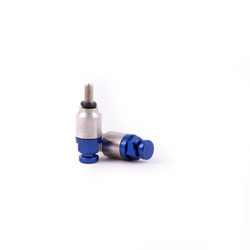 Coppia sfiati forcella rapidi M4x0.7 blu-DS97.0407B | RiMotoShop