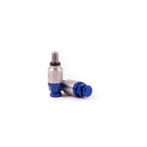 Coppia sfiati forcella rapidi M5x0.8 blu-DS97.0508B | RiMotoShop