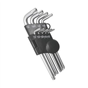 Set chiavi a brugola Torx - 9 pezzi-TKWS | RiMotoShop
