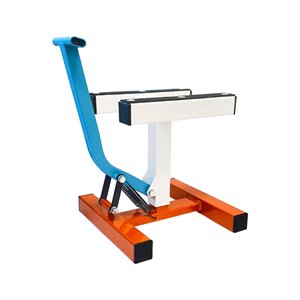 NRTeam evo motorcycle lift stand - orange/white/blue-DS89.CVE-AWC | RiMotoShop