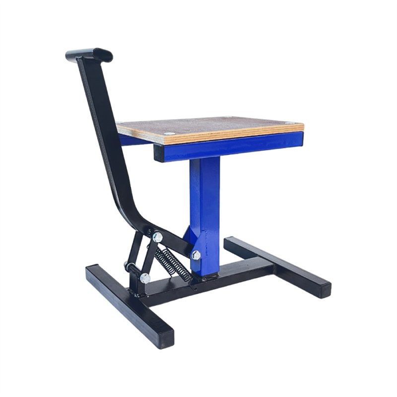 Support de moto en bois NRTeam - Noir/Bleu-DS89.CVW-NB |
