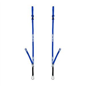 Coppia cinghie fissaggio moto Pull Up 25mm blu-DS89.PU10B | RiMotoShop