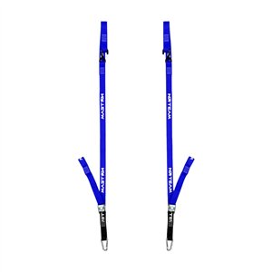 Coppia cinghie fissaggio moto Pull Up 38mm blu-DS89.PU15B | RiMotoShop