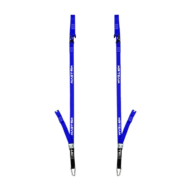 Pair of motorcycle fixing straps Pull Up 38mm blue-DS89.PU15B | RiMotoShop