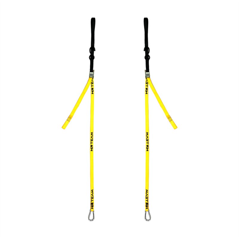 Motorcycle Tie Down Straps Pair 25mm Yellow-DS89.TD10G | RiMotoShop