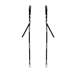 Coppia cinghie fissaggio moto Tie Down 25mm nere-DS89.TD10N | RiMotoShop