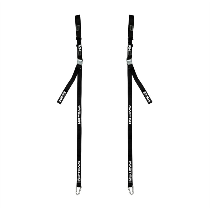 Motorcycle Tie Down Straps Pair 38mm Black-DS89.TD15N | RiMotoShop