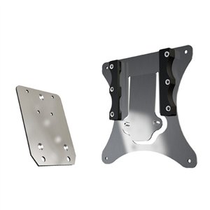 Support de plaque d'immatriculation amovible en aluminium à