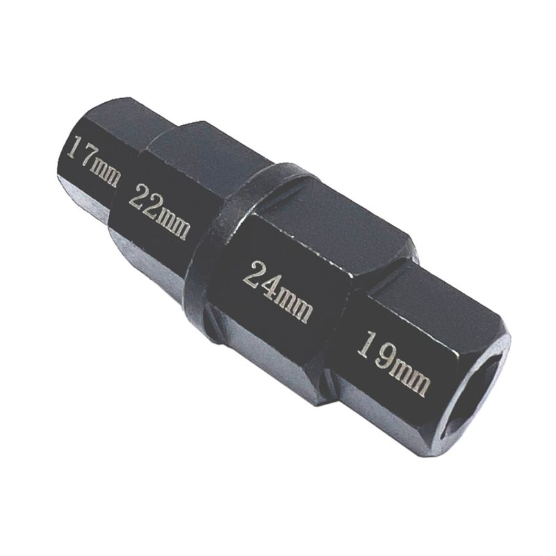 Llave hexagonal 4 en 1 para ejes de ruedas