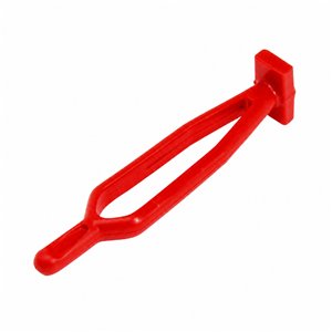 Soporte lateral corto elástico rojo