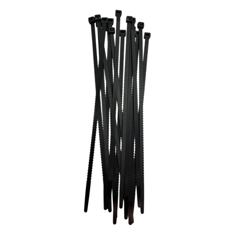 NRTeam 8 x 360 mm black nylon hook-and-loop straps-TCTN.360 | RiMotoShop