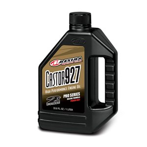 Maxima Castor 927 mixture oil - 1 lt-MX23901 | RiMotoShop