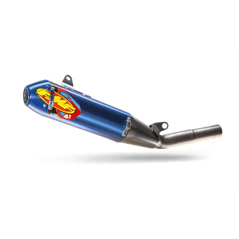 Exhaust silencer YAMAHA YZ450F 14-18 Factory 4.1 anodized carbon cap 