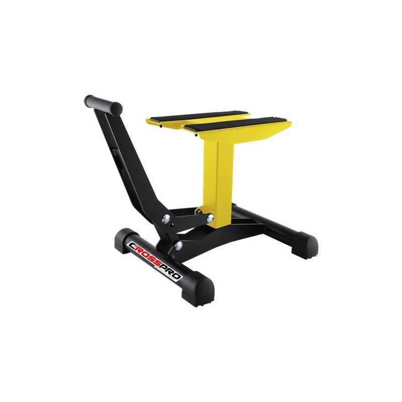 Cavalletto alzamoto CrossPro a leva giallo MX enduro-8200100008-