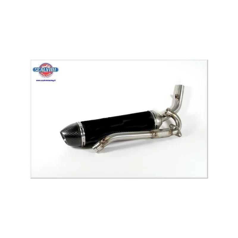 Scalvini Fantic 125 XMF 2017-2020 Euro 3/4 - noir/carbone complet-005.105002-RiMotoShop